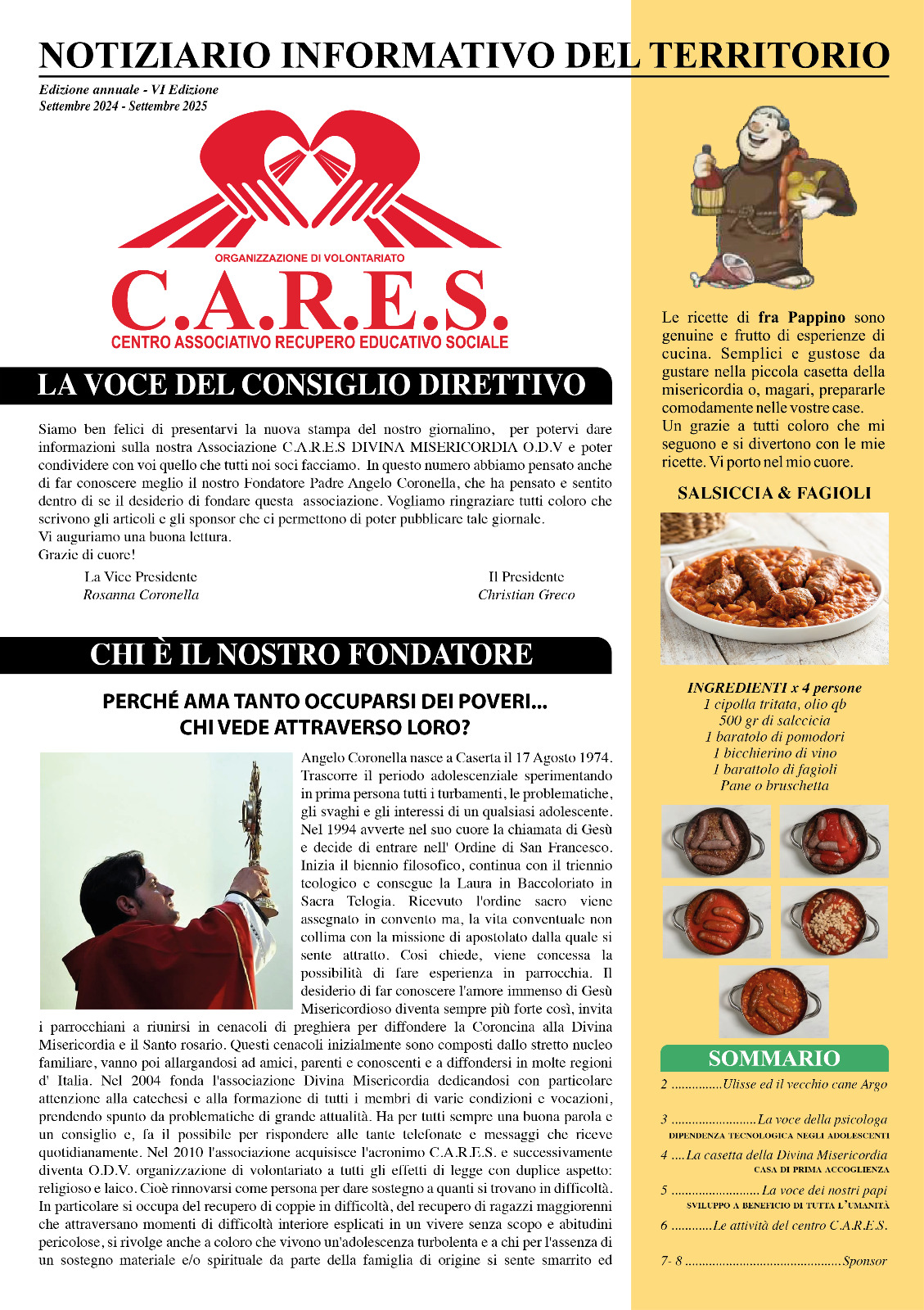 Giornalino Cares Divina Misericordia